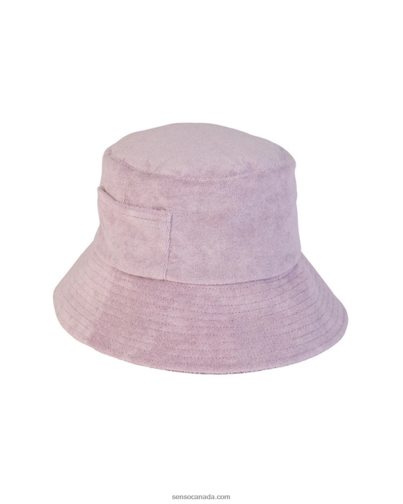 Senso Hats Terry Towelling Bucket Hat LavenderDD2VP595