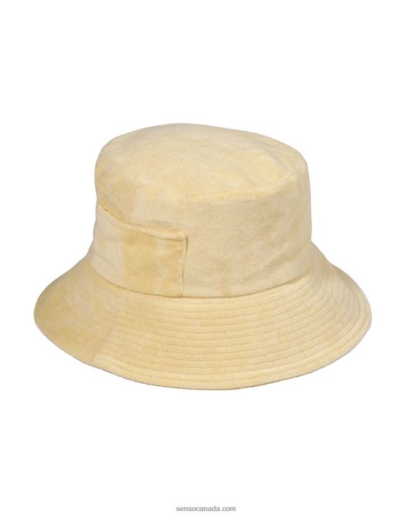 Senso Hats Terry Towelling Bucket Hat YellowDD2VP597