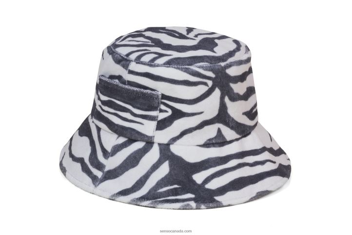 Senso Hats Terry Towelling Bucket Hat ZebraDD2VP599